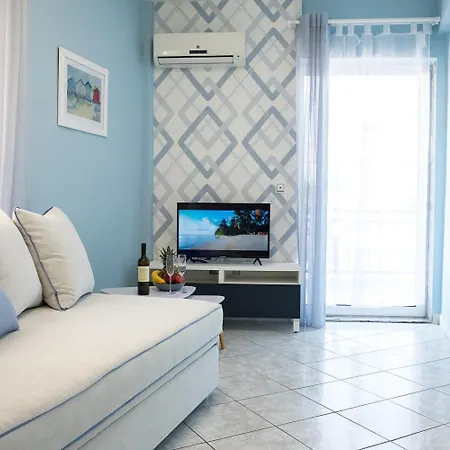 Corner Bay View Flat Apartment Nea Peramos (Macedonia)